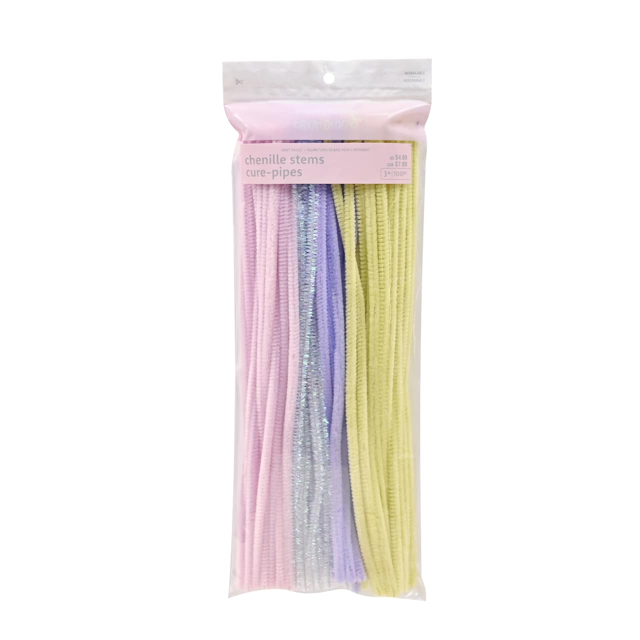 Multicolor Chenille Stems, 100ct. by Creatology™